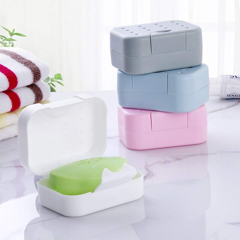 

1pc Random Color Soap Dish, Multicolor