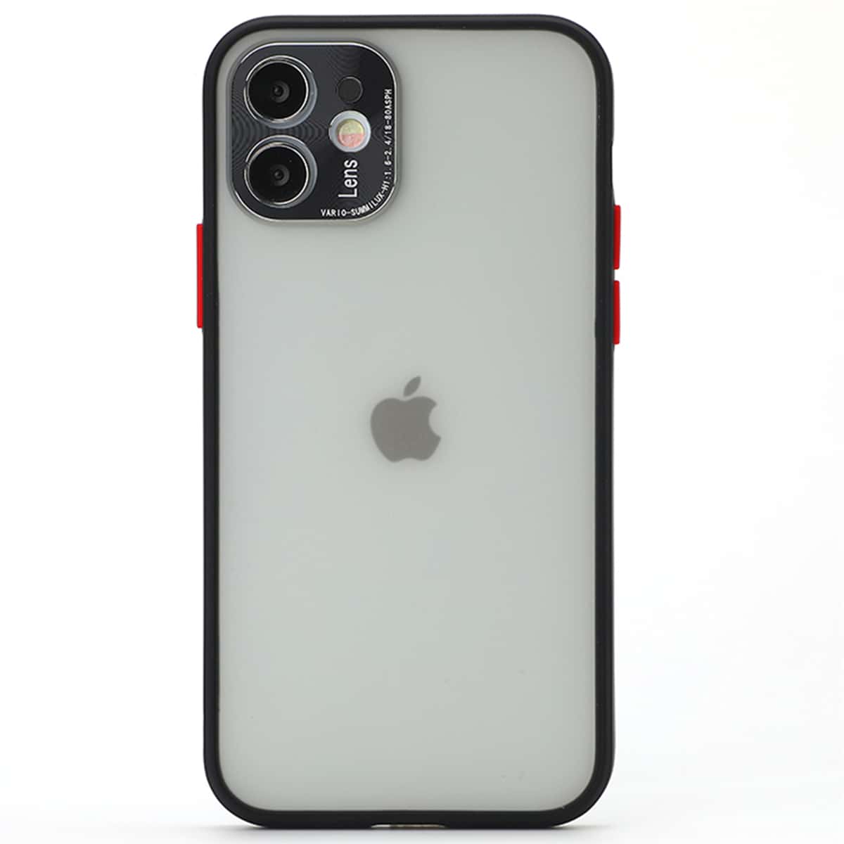 

Contrast Frame Clear iPhone Case, Black