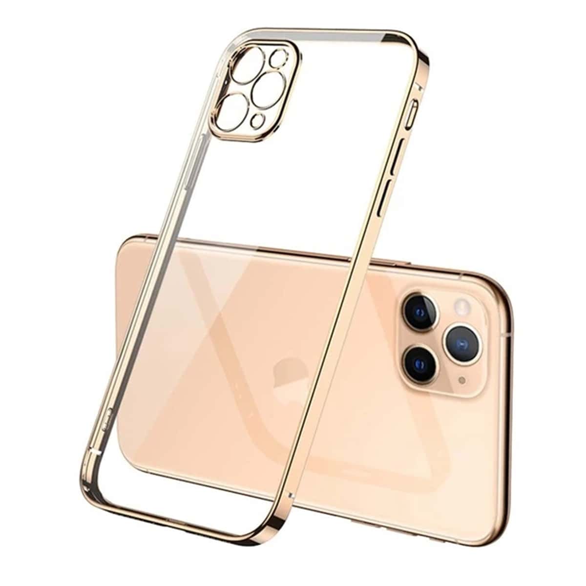 

Clear Full Cover iPhone Case, Gold