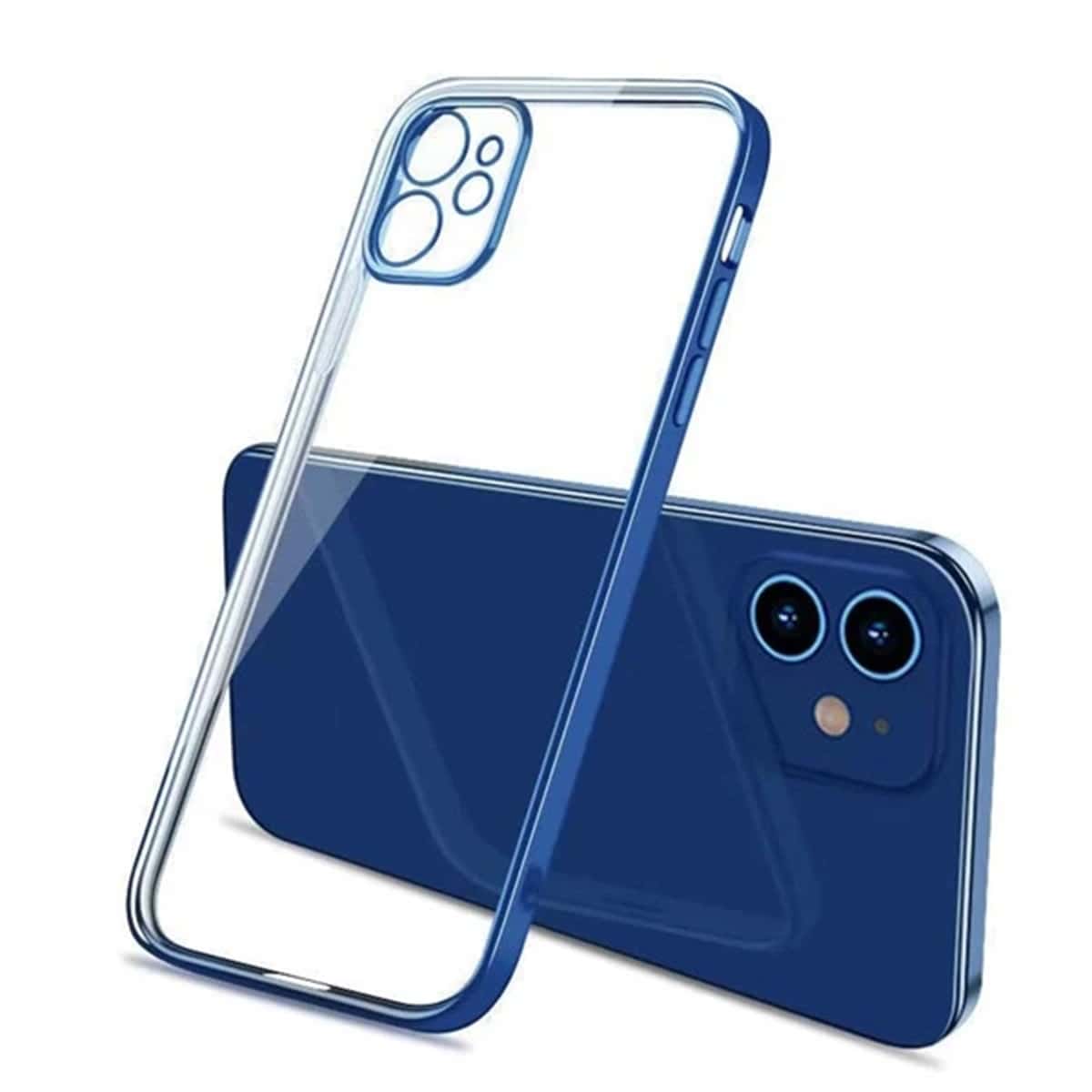 

Clear Full Cover iPhone Case, Blue