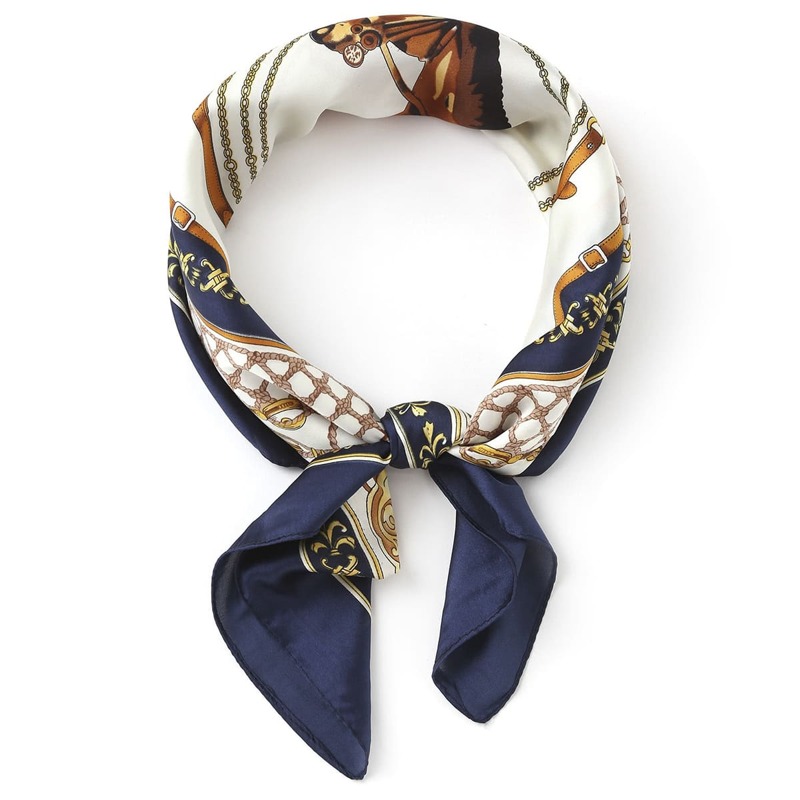 

Belt & Chain Print Bandana, Multicolor