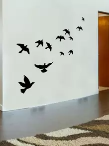 Pegatina anti-colisión de vidrio negro para ventanas con advertencia de rejilla, decoración de baño, pegatina, vinilo decorativo para el hogar, elementos de decoración primaveral para refrescar su hogar, pegatinas de decoración de ramas