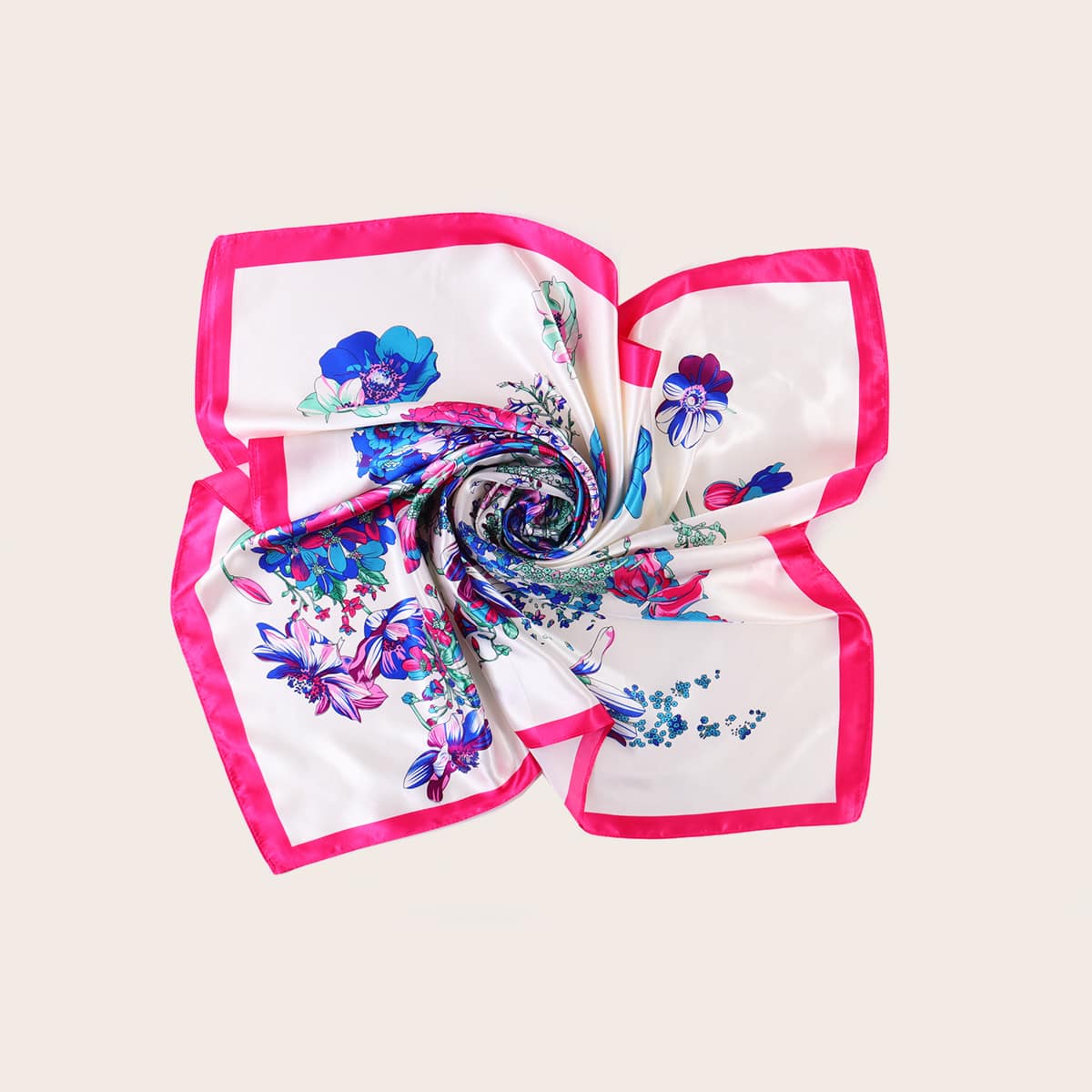 

Floral Pattern Bandana, Multicolor