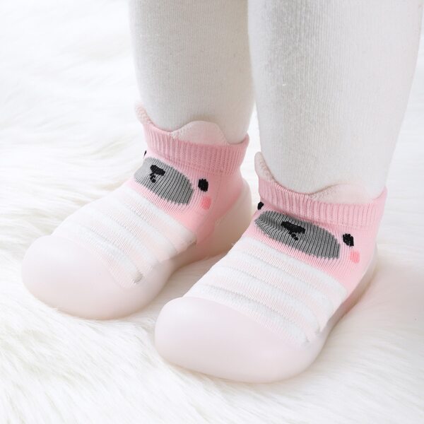 

Baby Boy Cartoon Graphic Sock Sneakers, White