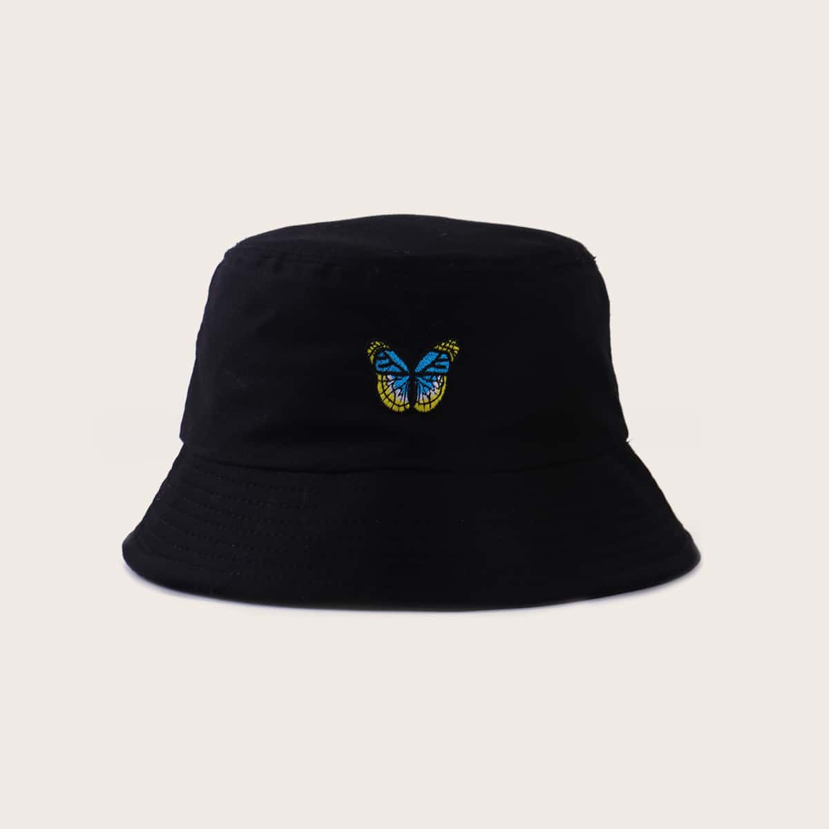 

Butterfly Bucket Hat, Black