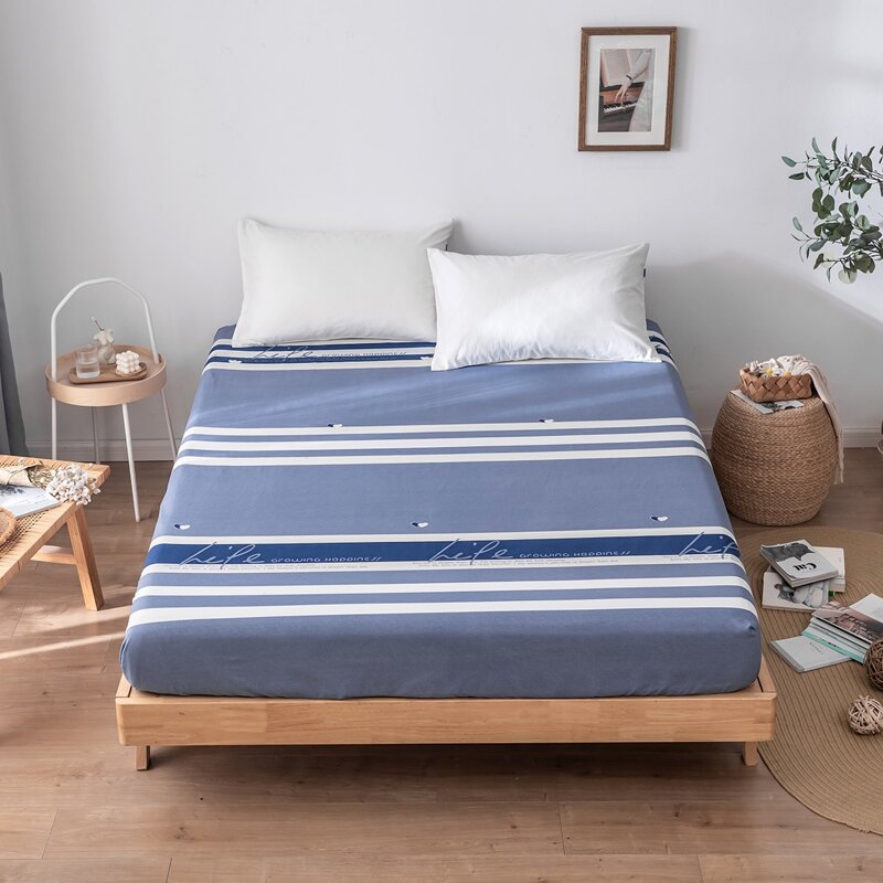 

Striped Pattern Fitted Sheet, Multicolor