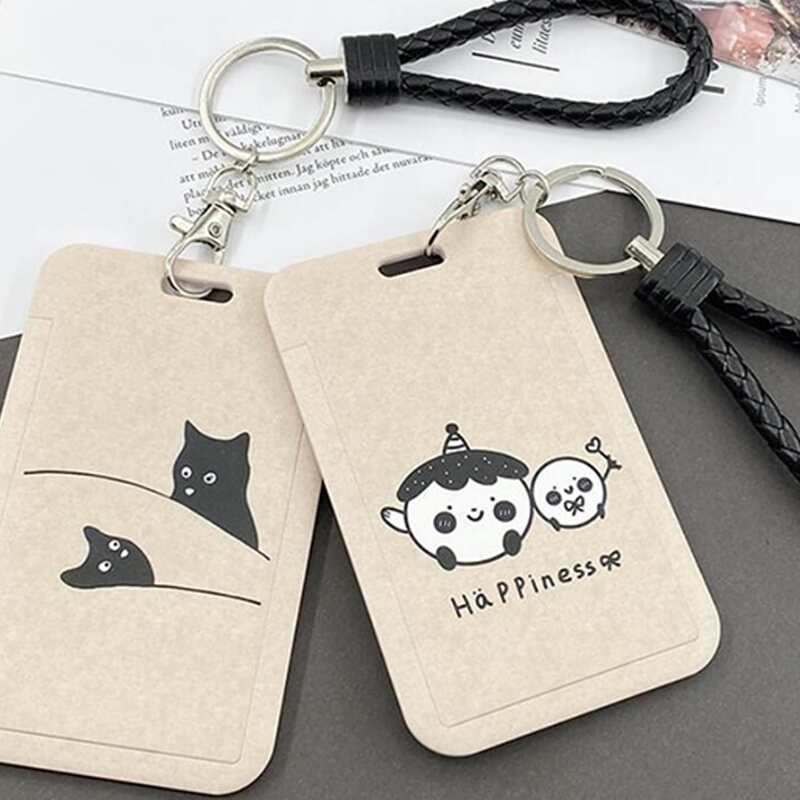 

1pc Cartoon Graphic Random ID Card Holder, Multicolor