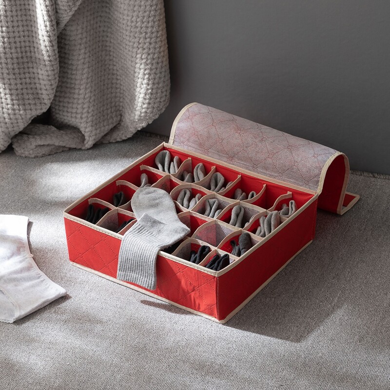 

1pc Random Color Underwear Storage Box, Multicolor