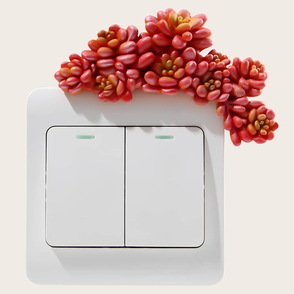 

Succulents Design Wall Switch Sticker, Multicolor