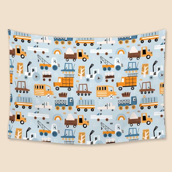 

Kids Cartoon Graphic Tapestry, Multicolor