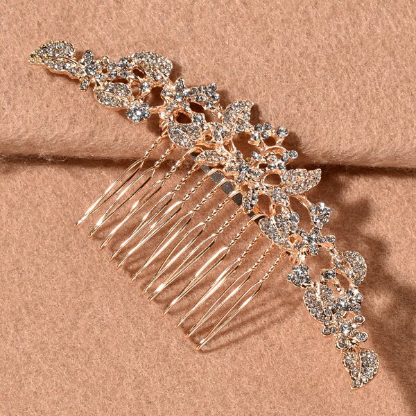 

Rhinestone Decor Hair Pin, Gold