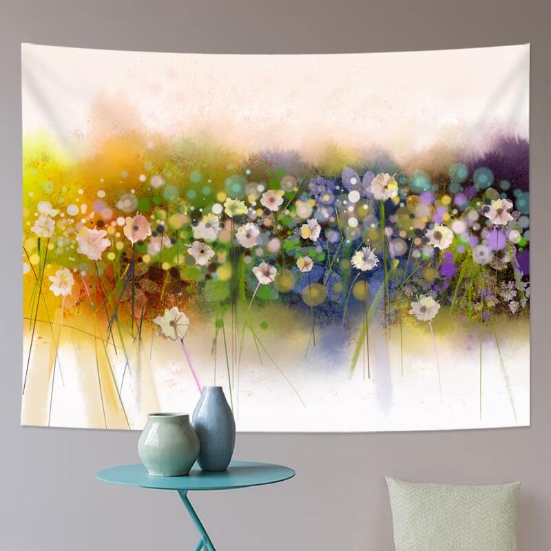 

Flower Print Tapestry, Multicolor