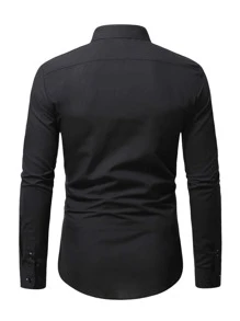 Manfinity Men Solid Button Down Shirt