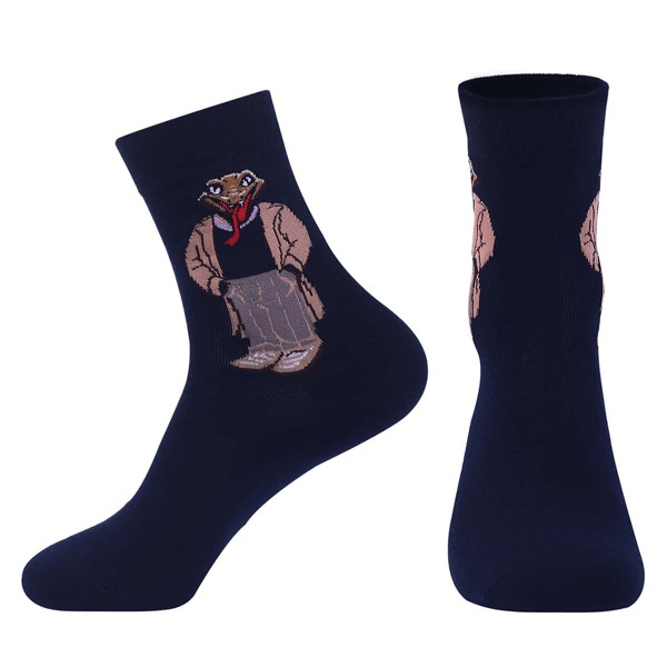 

Cartoon Graphic Socks, Multicolor
