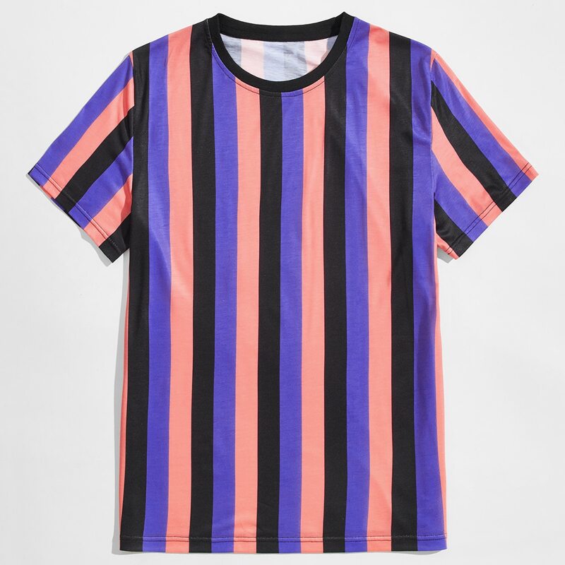 

Guys Colorful Striped Tee, Multicolor
