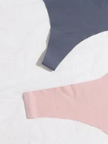 3 piezas set tanga sin costura - Multicolor - Ver 5