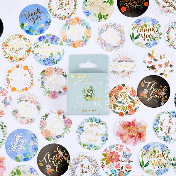 

46pcs Slogan Graphic Sticker, Multicolor
