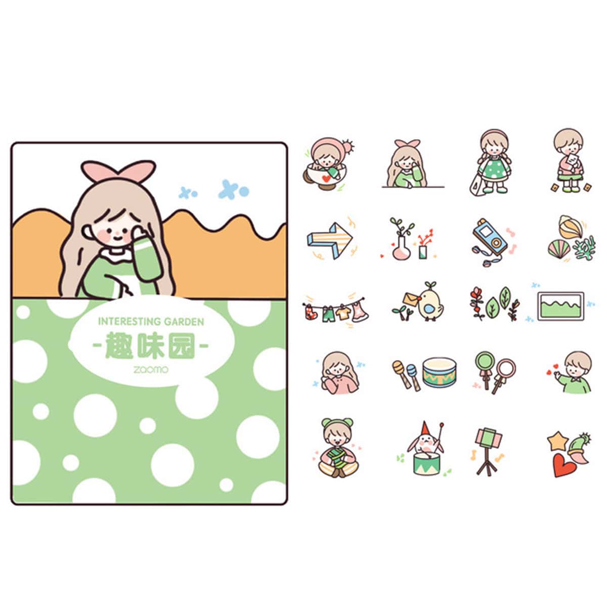 

40pcs Cartoon Figure Sticker, Multicolor