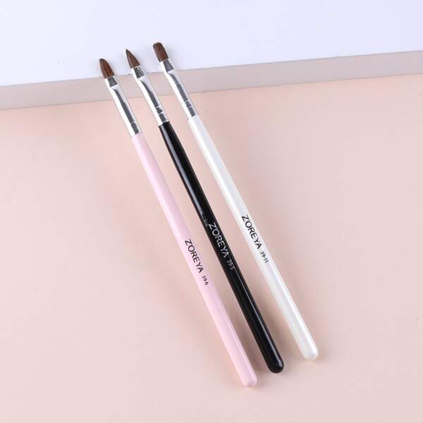 

3pcs Lip Brush, Multicolor