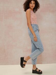 Giày nêm & Giày phẳng màu trơn Đúng mốt - màu đen - Xem 3