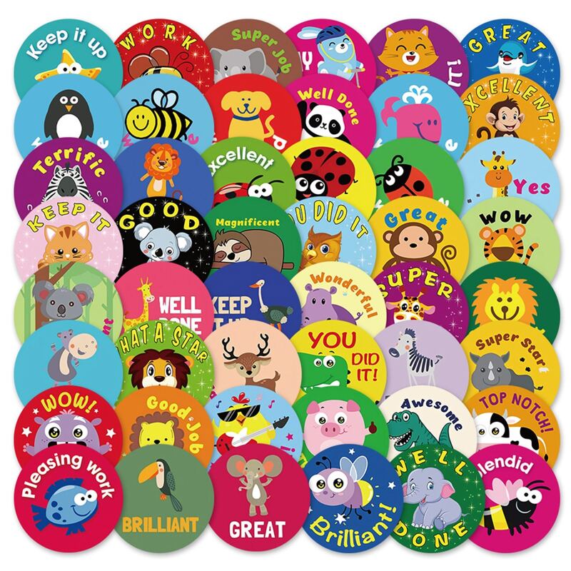 

50pcs Cartoon Graphic Random Sticker, Multicolor