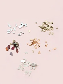 1box Mix Color Nail Art Decoration - Multicolor - View 3