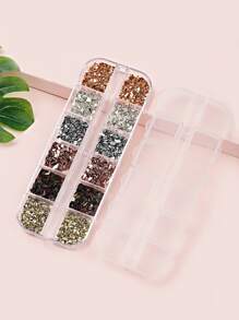 1box Mix Color Nail Art Decoration - Multicolor - View 4