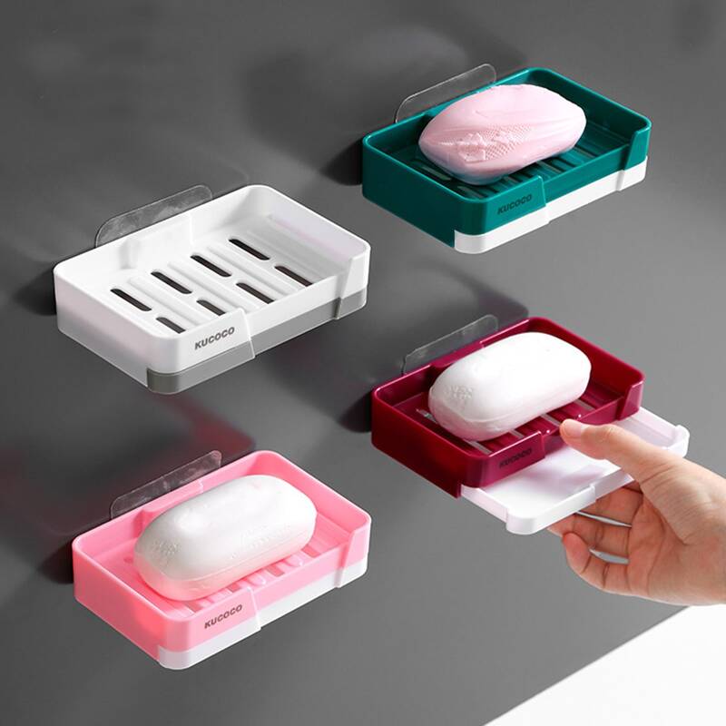 

1pc Wall Mounted Random Soap Holder, Multicolor
