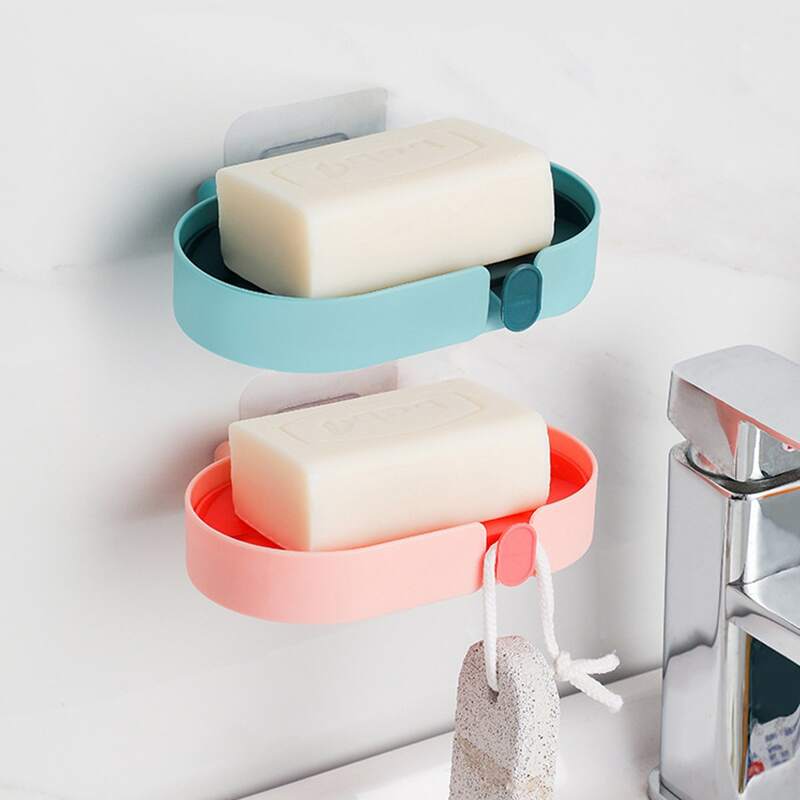 

1pc Wall Mounted Random Soap Holder, Multicolor