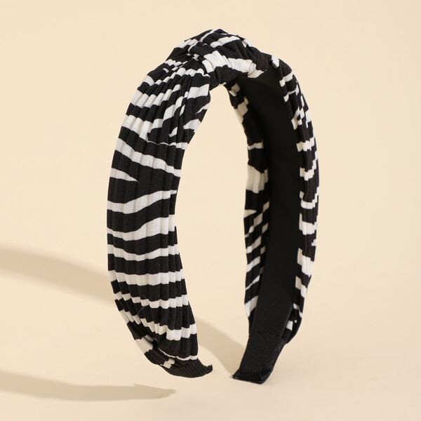 

Knot Design Pleated Hair Hoop, Multicolor
