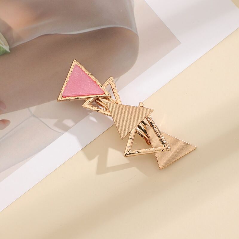 

Geo Decor Hair Clip, Gold