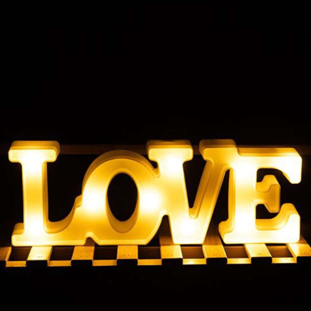 

Letter Shaped Night Light, Yellow