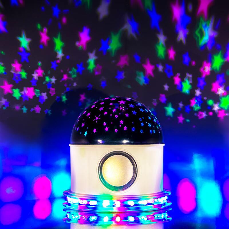 

1pc Moon & Star Projection Lamp, Multicolor