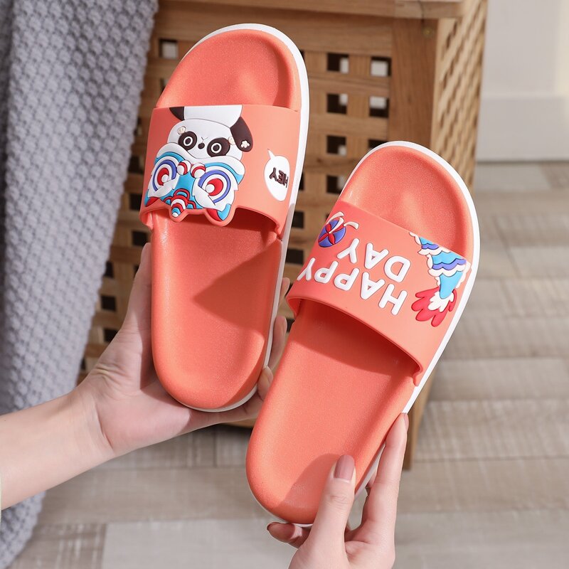 

Cartoon Panda Slides, Orange