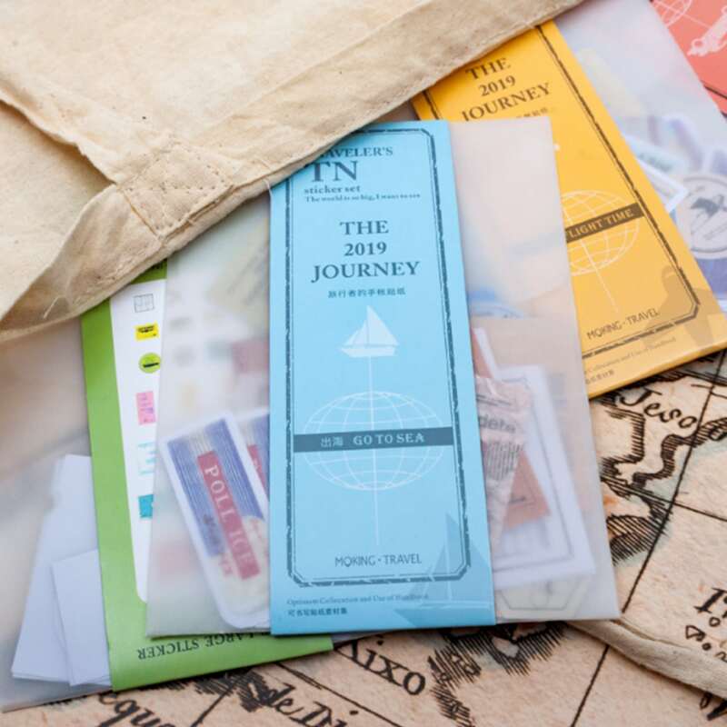 

40pcs Journey Sticker, Multicolor