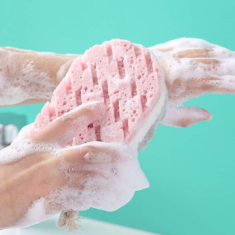 

1pc Random Color Bath Sponge, Multicolor