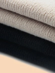 2pcs Minimalist Beanie - Multicolor - View 4