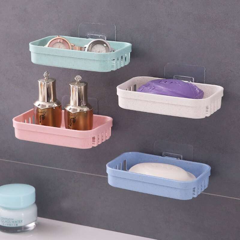 

1pc Wall Mounted Random Soap Holder, Multicolor