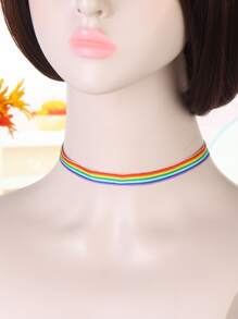 Gargantilla de rayas - Multicolor - Ver 1