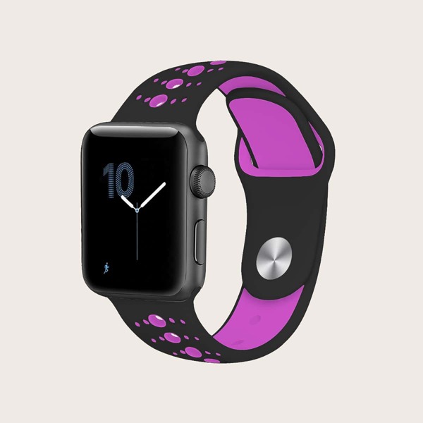 

Двухцветный силиконовый ремешок для iWatch, Многоцветный