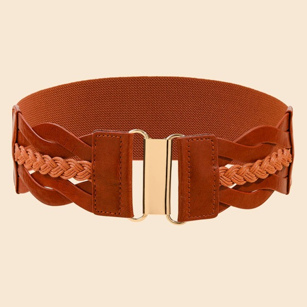 

Braided Corset Belt, Camel