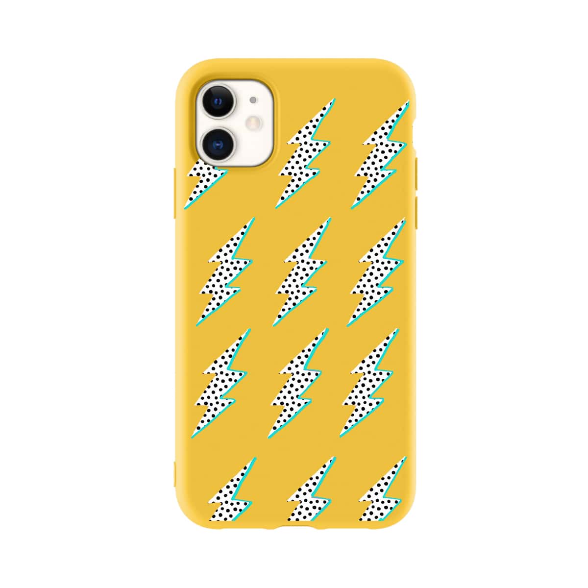 

Lightning Pattern iPhone Case, Yellow