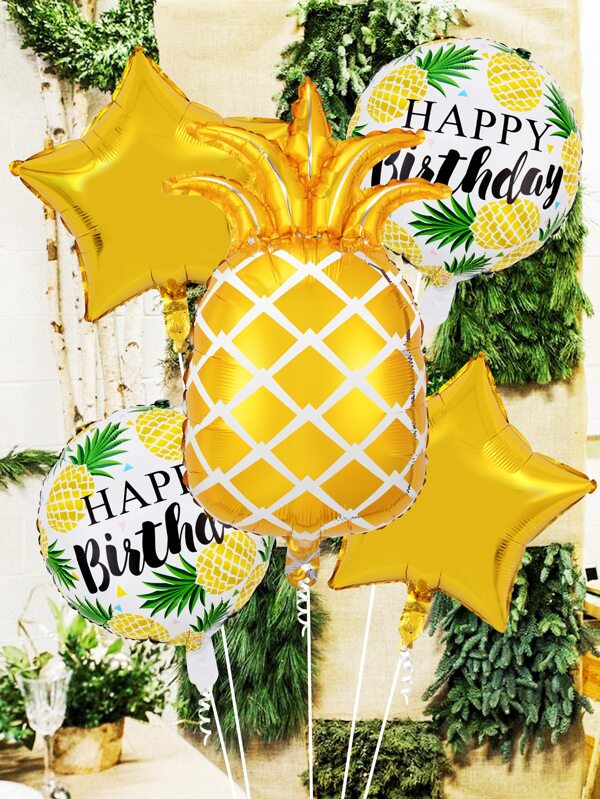 7 Pieces Set De Ballon D Anniversaire D Ananas Mode En Ligne Shein France 7 Pieces Set De Ballon D Anniversaire D Ananas Mode En Ligne Shein France