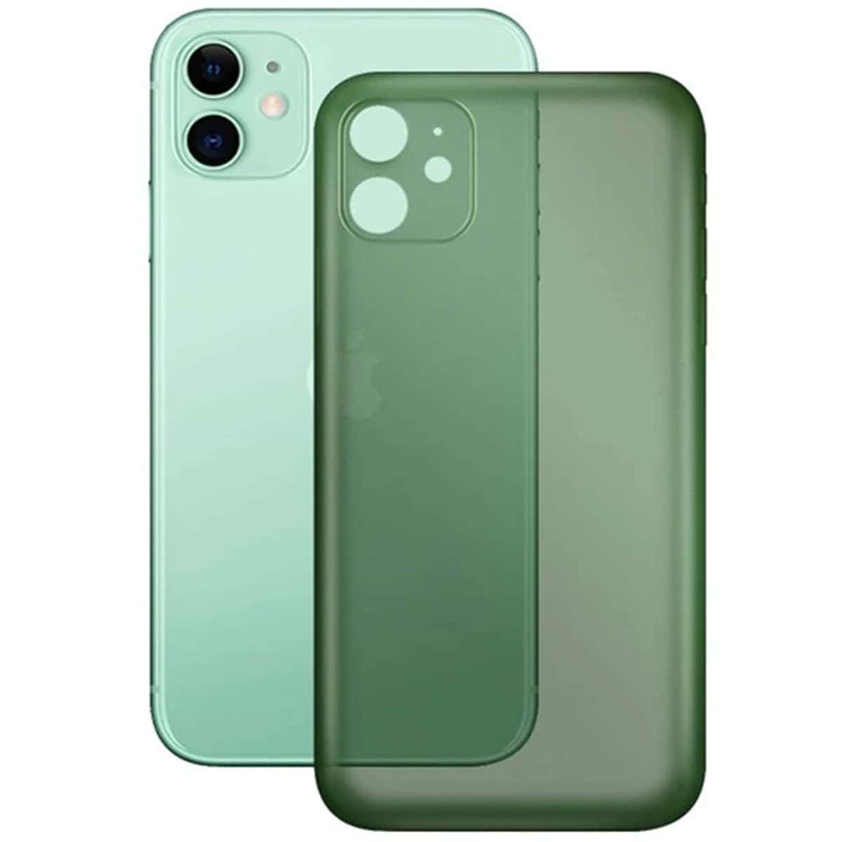 

Solid Matte iPhone Case, Green