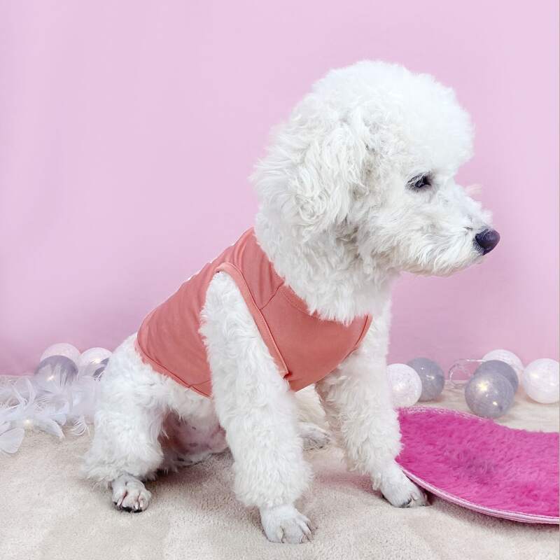 

Cartoon Graphic Pet Tank, Pink