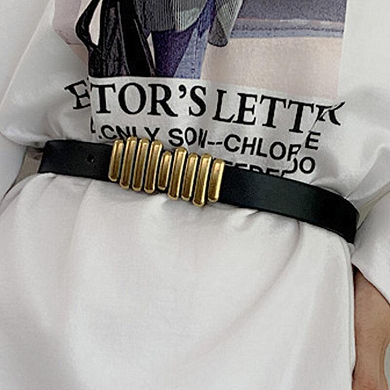 

Geo Buckle Belt, Black