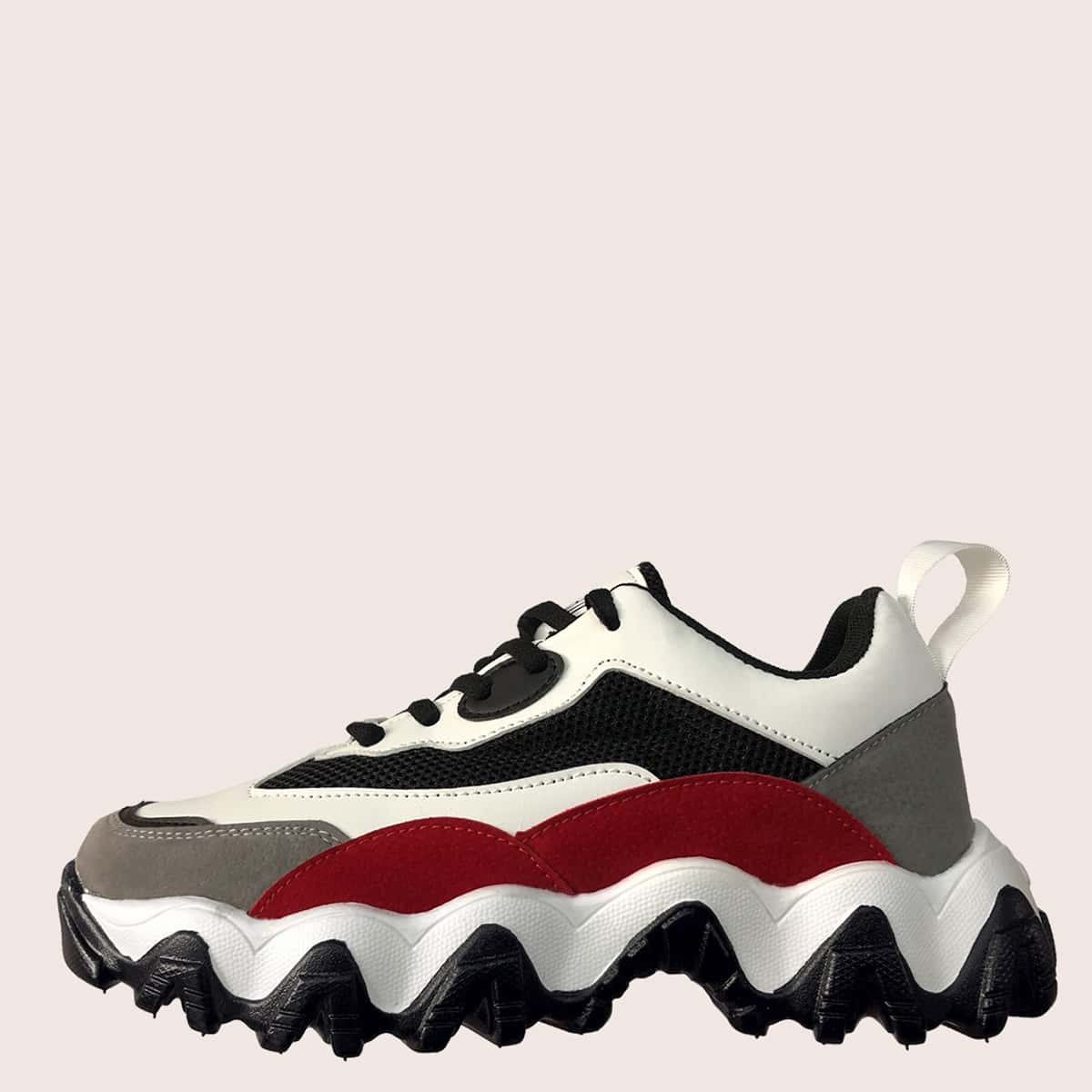 

Guys Color Block Lace-up Front Sneakers, Multicolor