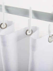 鳳梨圖案浴簾 - 彩色 - 查看 7