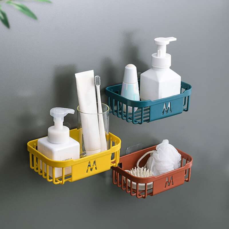 

1pc Random Wall Mounted Storage Rack, Multicolor