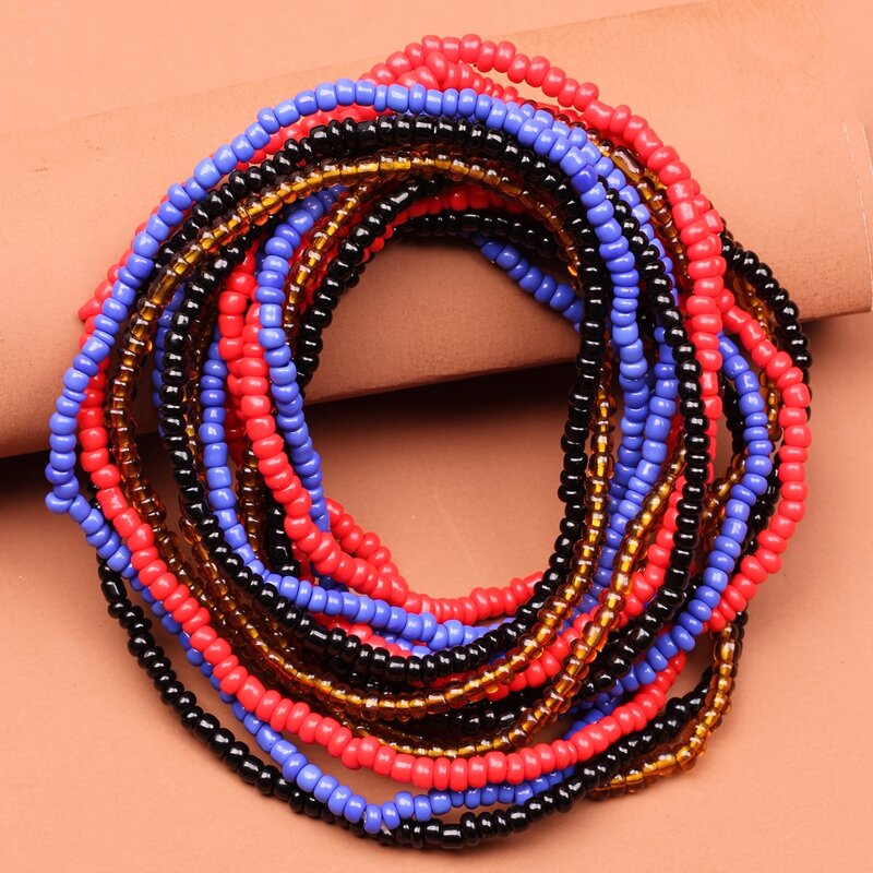 

16pcs Beaded Bracelet, Multicolor